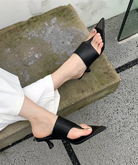 pointed toe heel sandals /3color　FL2316
