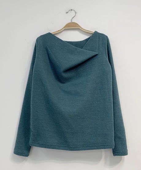 designer collar pullover knit /3color　FL2655