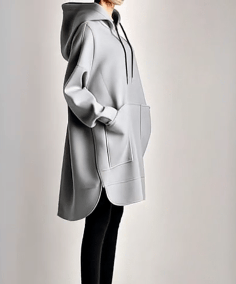 oversized hoodie long pullover /3color　FL3490