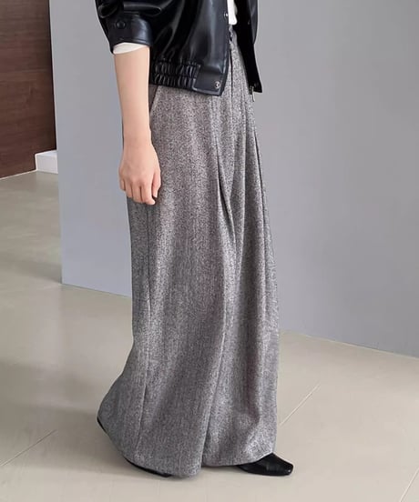 mannish wide leg pants　FL2802