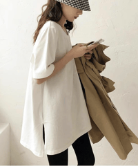 loose fit short sleeve tee /3color　FL3466
