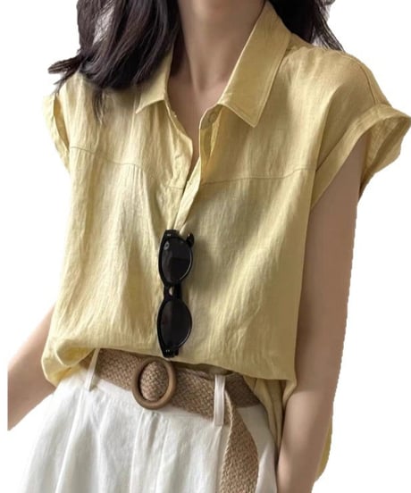 french sleeve shirt /4color　FL3626