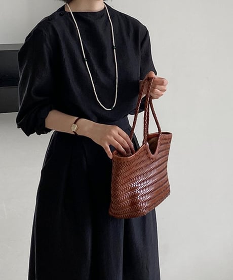 round neck blouse & slit skirt setup　FL2437
