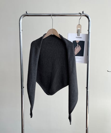 shawl knit scarf /2color　FL2669