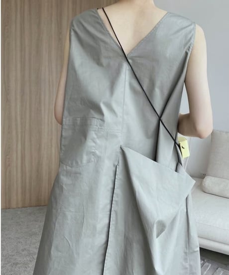 2way sleeveless dress /2color　FL2024