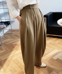 high waist tuck pants　FL2575