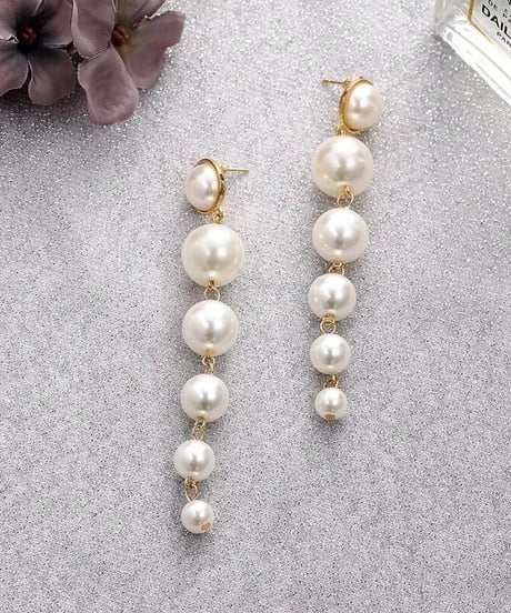 long 6-strand pearl piece　FL2948