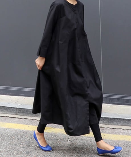 loose plus size long dress　FL2137