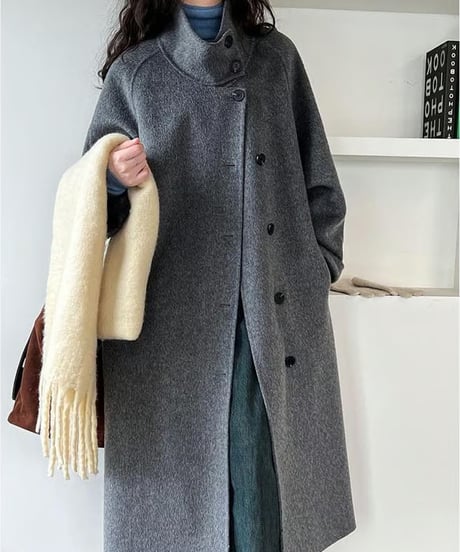 stand collar coat /2color　FL2980