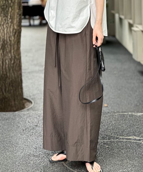straight wide leg pants /3color　FL2708