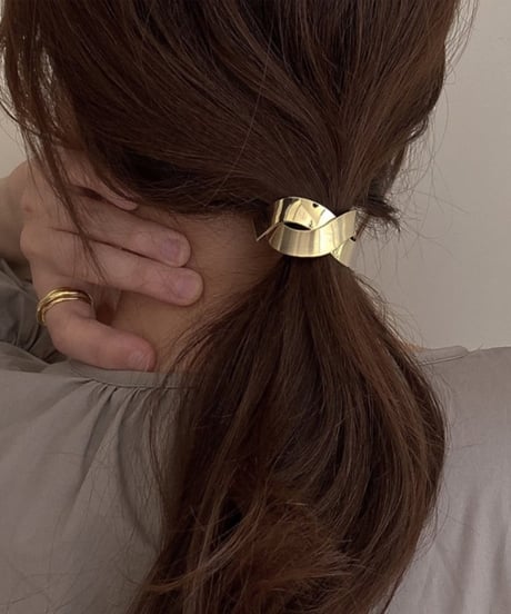 cross metal hair clip /2color　FL2362