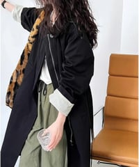 windbreaker middle leg coat /2color　FL2895