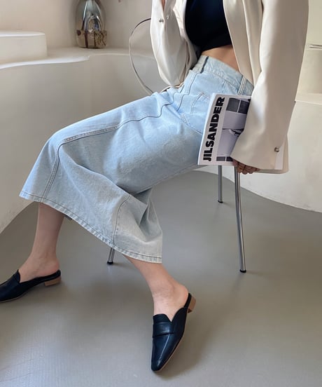 square toe mules　FL2286