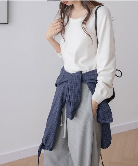 u-neck pullover knit /3color　FL3297