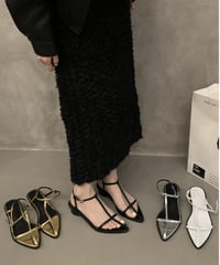 pointed toe strap sandals /4color　FL2074