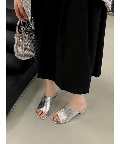 chunky heels tabi sandals /3color　FL2020