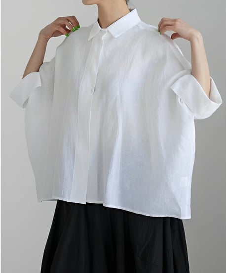 polo collar boxy shirt　FL2015