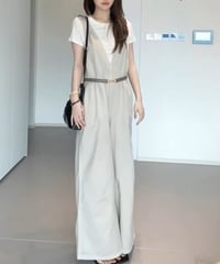 waist belt v-neck all in one　FL3435