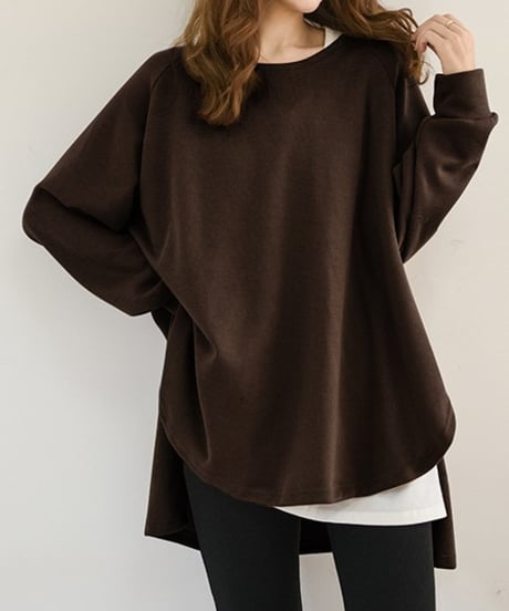 oversized casual knit tops /5color　FL3480