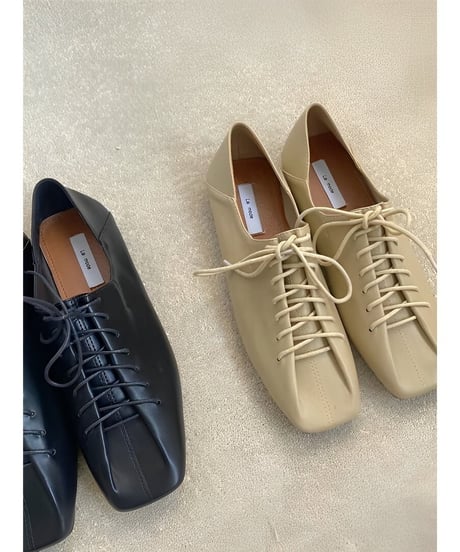 square toe woven shoes /3 color　FL2310