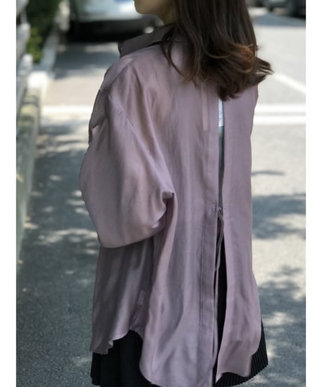 back split shirt /4color　FL2065