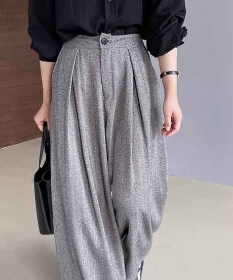 mannish wide leg pants　FL2802