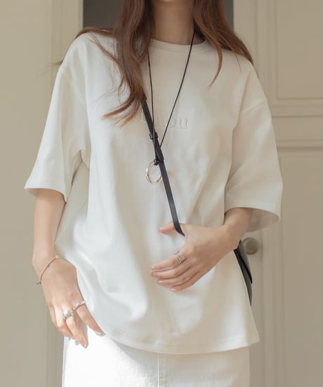 3d logo short sleeve t-shirt /3color　FL3319