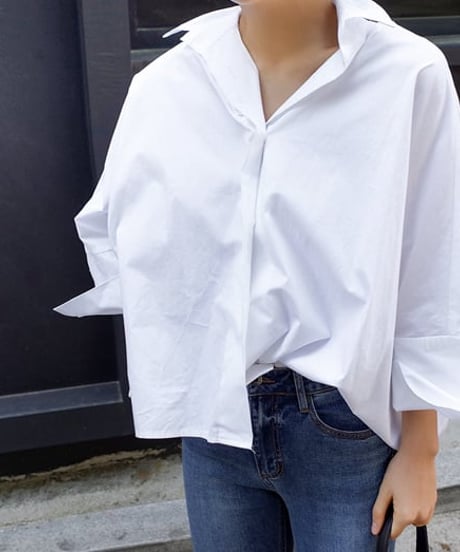loose silhouette shirt　FL2205