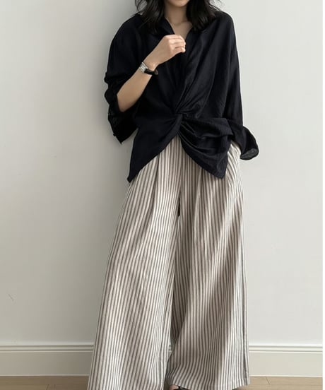 twisted refreshing design shirt blouse FL3427