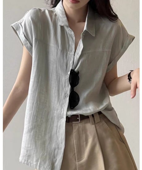 french sleeve shirt /4color　FL3626