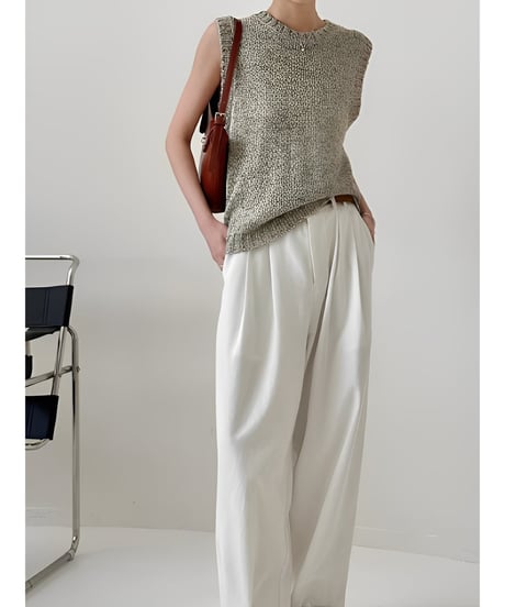 backless sleeveless summer knit　FL2058