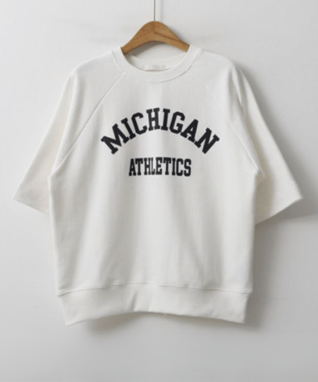 college logo raglan sleeve tee /3color　FL3408