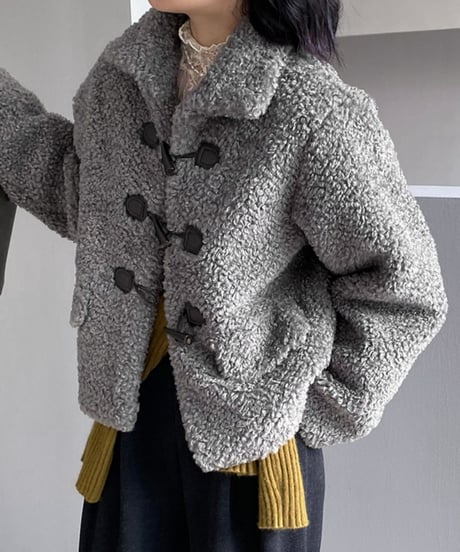 stand collar babo an jacket /2color　FL3018