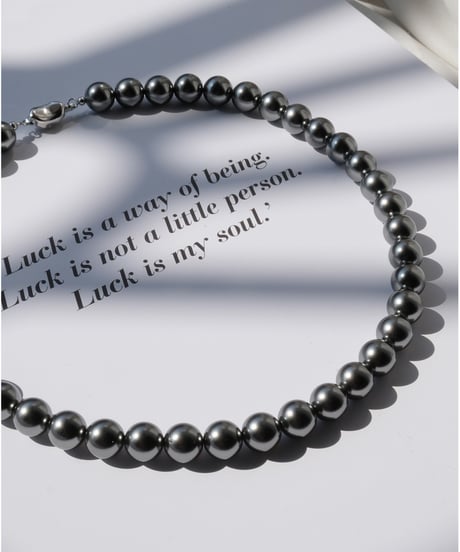 black pearl star necklace　FL3441