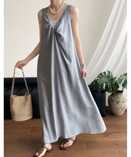 twist neck sleeveless op FL3451