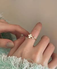 flower stone ring　FL2983
