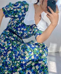 big collar dress　FL3415