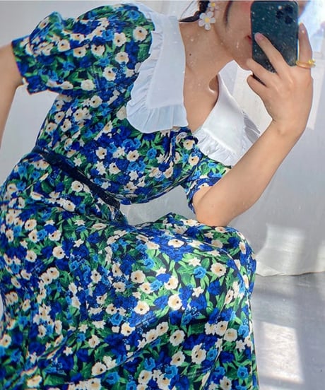 big collar dress　FL3415