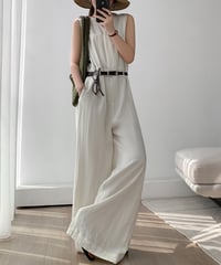 sleeveless jumpsuit　FL3437