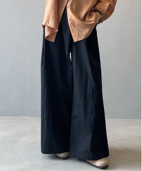 tuck wide pants /3color　FL2746