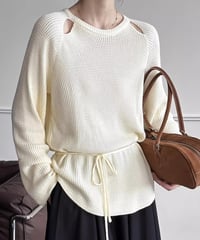 hole design knit /3color　FL2750