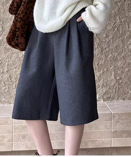 wool half pants /２color　FL2817