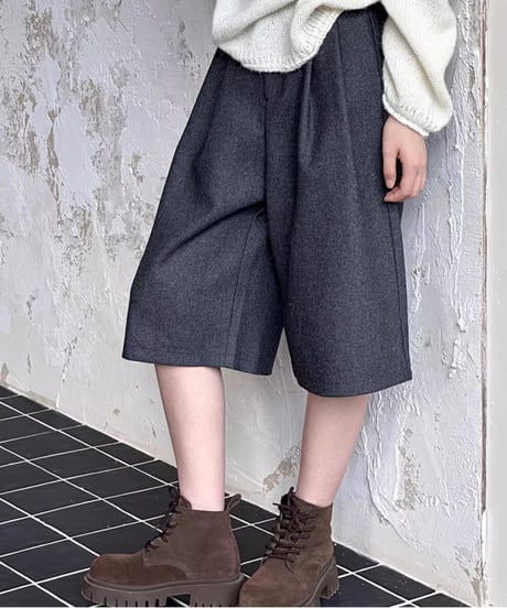 wool half pants /２color　FL2817