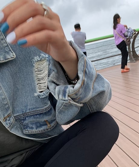 oversized denim jacket　FL2561