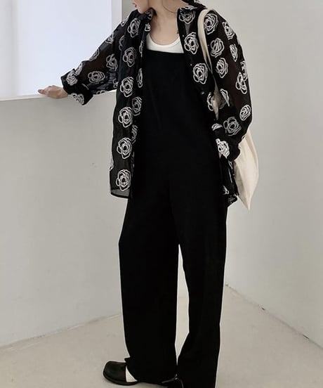 black salopette　FL2399