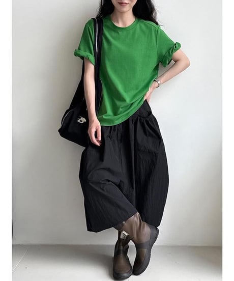roll-up sleeve t-shirt /2color  FL3460