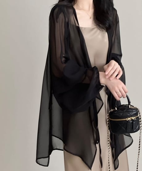 shear drape cardigan　FL2527