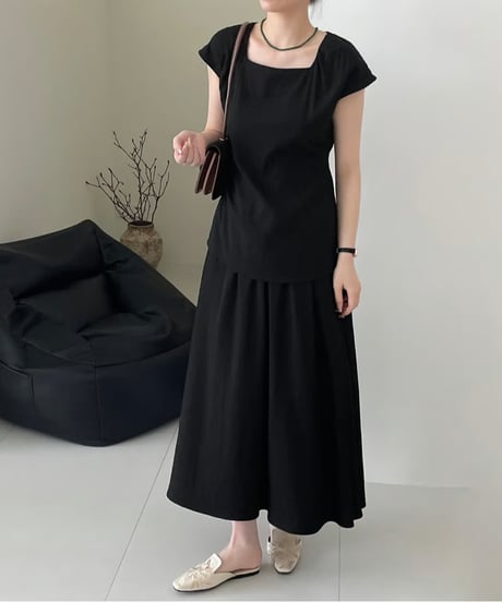 open back tops and skirt set-up　FL2392