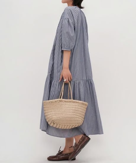 bowtie open collar striped o/p　FL3359