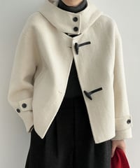 hooded short coat /3color　FL3019